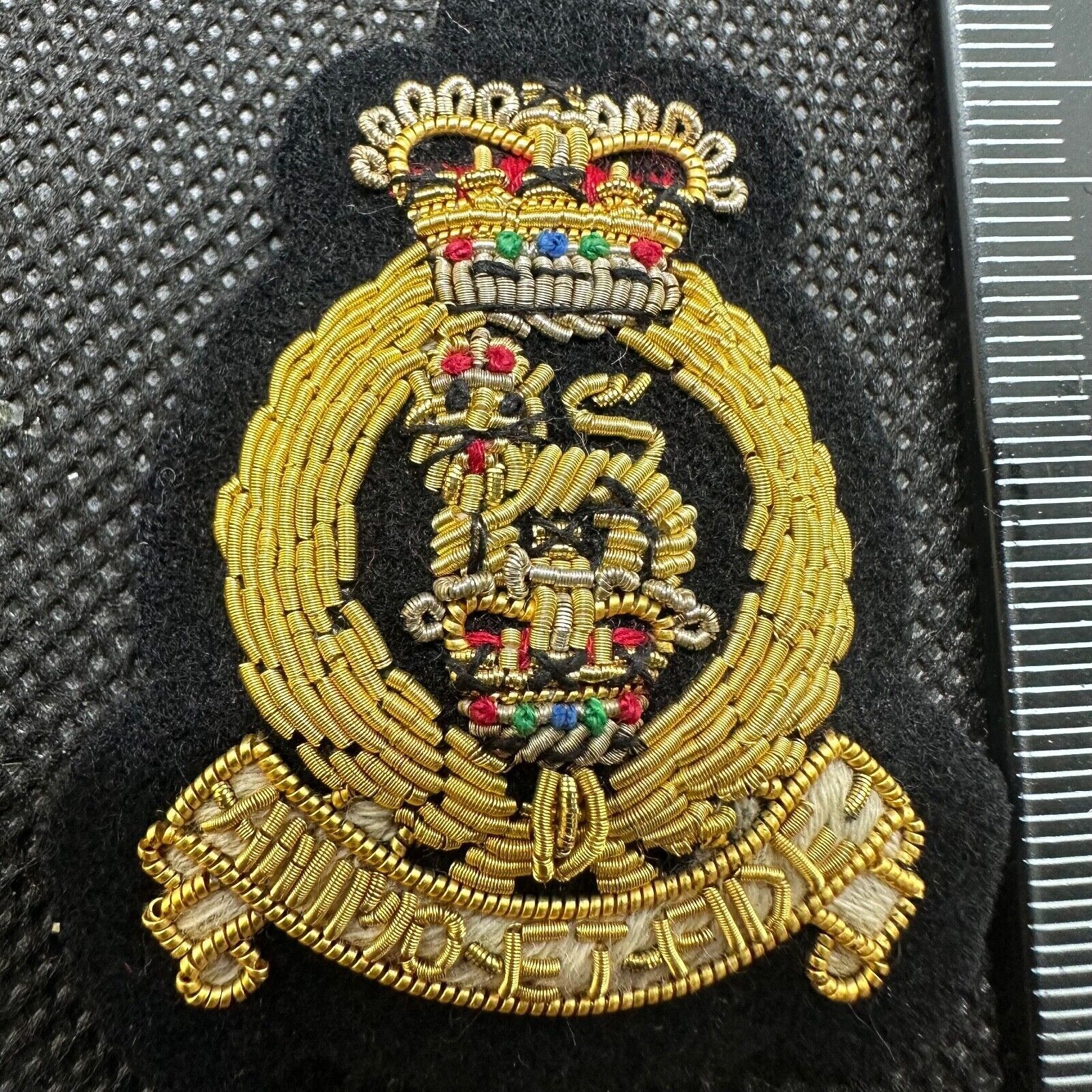 British Army Adjutant General Corps Bullion Cap / Beret / Blazer Badge - UK Made - The Militaria Shop