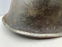 Load image into Gallery viewer, Original WW2 British / Canadian Army Mk3 High Rivet Combat Helmet Shell - The Militaria Shop
