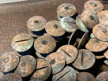 Load image into Gallery viewer, WW2 British Army Brodie / Turtle Mk1/2/3/4 Helmet Brass Dome Screw & Nut Set - The Militaria Shop