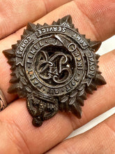 Charger l'image dans la galerie, Original WW2 British Army Royal Army Service Corps Bakelite Economy Cap Badge - The Militaria Shop