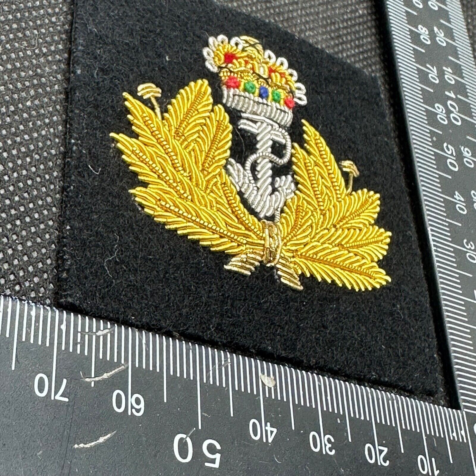 British Royal Navy Bullion Cap / Beret / Blazer Badge - UK Made - The Militaria Shop