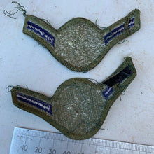 Load image into Gallery viewer, Pair of United States Air Force Rank Chevrons Olive Green -- Airmen - The Militaria Shop