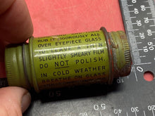 Load image into Gallery viewer, Original British Army Anti-Dimming Ointment Tin - Korea War Era - Dated 1952 - The Militaria Shop