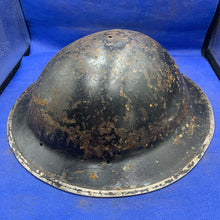 Load image into Gallery viewer, Original WW2 British Army Mk2 Brodie Combat Helmet - The Militaria Shop