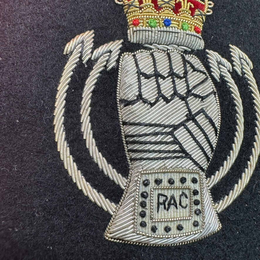 British Army Bullion Embroidered Blazer Badge - Royal Armoured Corps - The Militaria Shop