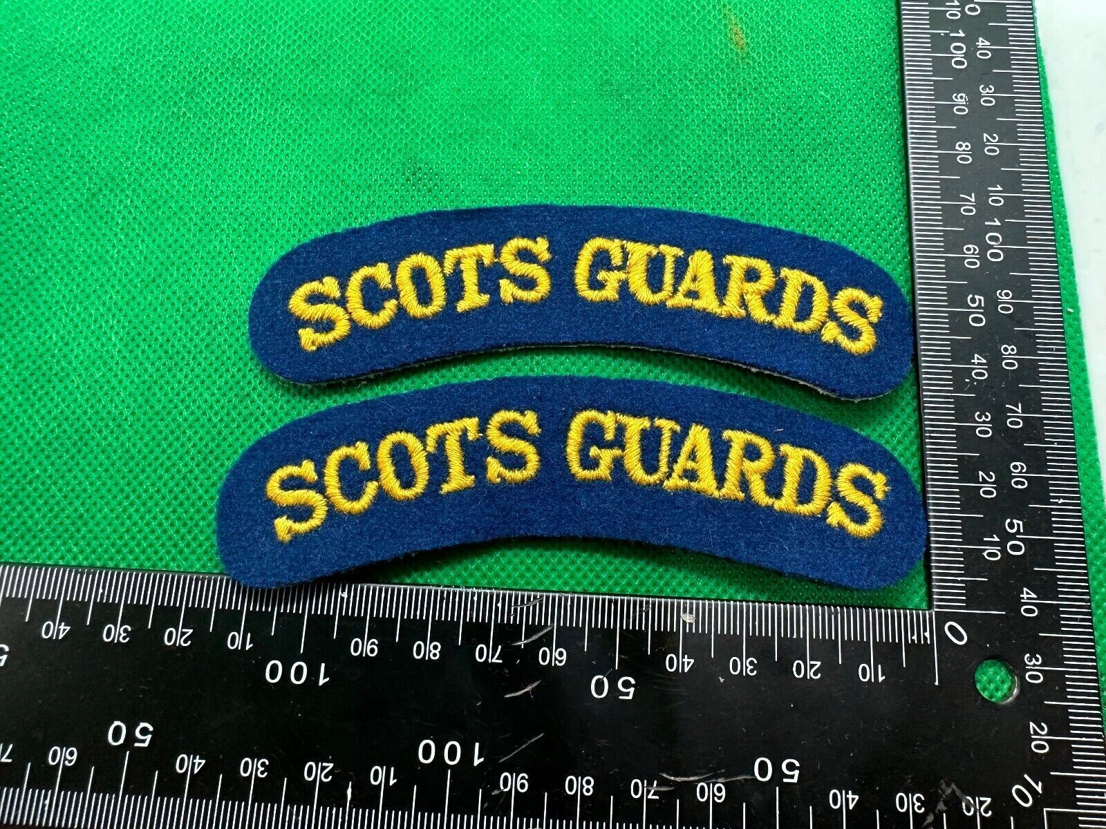 Scots Guards British Army Shoulder Titles Pair - WW2 Onwards Pattern - The Militaria Shop