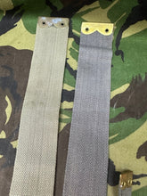 Load image into Gallery viewer, Original British Royal Air Force RAF Blue L Strap Pair - WW2 37 Pattern - The Militaria Shop