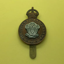 Load image into Gallery viewer, Original WW2 British Army Cap Badge - 7th Queen's Own Hussars - The Militaria Shop