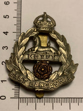 Load image into Gallery viewer, WW2 British Army Cap Badge - East Lancashire - The Militaria Shop