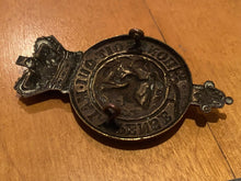 Load image into Gallery viewer, Original Monmouthshire Regiment (South Wales Borders) Post 1881 Glengarry Badge - The Militaria Shop