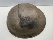 Load image into Gallery viewer, Original WW2 British / Canadian Army Mk3 High Rivet Combat Helmet Shell - The Militaria Shop