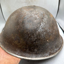 Load image into Gallery viewer, Mk3 Canadian / British Army Original WW2 Turtle Helmet High Rivet - The Militaria Shop