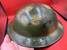 Load image into Gallery viewer, Genuine WW2 British Army Helmet - Repainted for Reenactment - The Militaria Shop