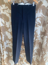 Load image into Gallery viewer, Genuine British Army Black Dress Trousers - 28" Waist - The Militaria Shop