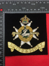 Load image into Gallery viewer, British Army Bullion Embroidered Blazer Badge - Notts & Derby Regiment - The Militaria Shop