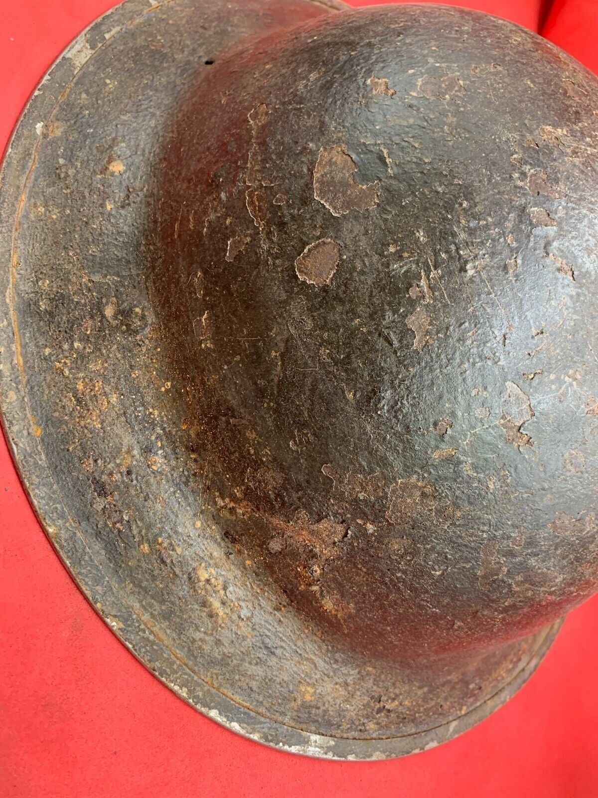 Original WW2 Combat Helmet - British / South African Army Mk2 Brodie Helmet - The Militaria Shop