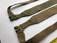Charger l'image dans la galerie, Original WW2 British Army 37 Pattern Canvass L Straps Set - The Militaria Shop