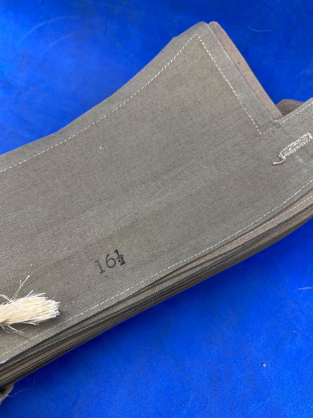 WW2 - 1941 Dated British Army Detachable Shirt Collar - Size 16-1/2 Original. - The Militaria Shop