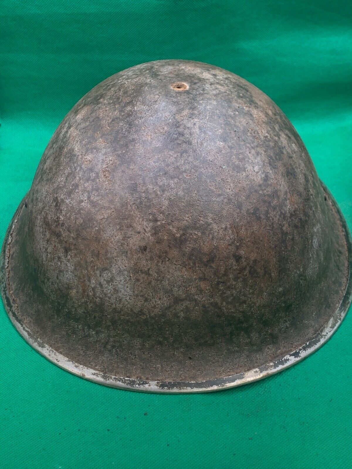 Original WW2 British Army / Canadian Army Mk3 Turtle Combat Helmet - The Militaria Shop