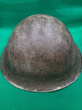 Load image into Gallery viewer, Original WW2 British Army / Canadian Army Mk3 Turtle Combat Helmet - The Militaria Shop