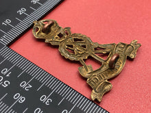 Load image into Gallery viewer, Original WW2 British Army Cap Badge - Labour Corps - Kings Crown - The Militaria Shop