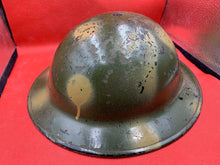 Load image into Gallery viewer, Genuine WW2 British Army Helmet - Repainted for Reenactment - The Militaria Shop