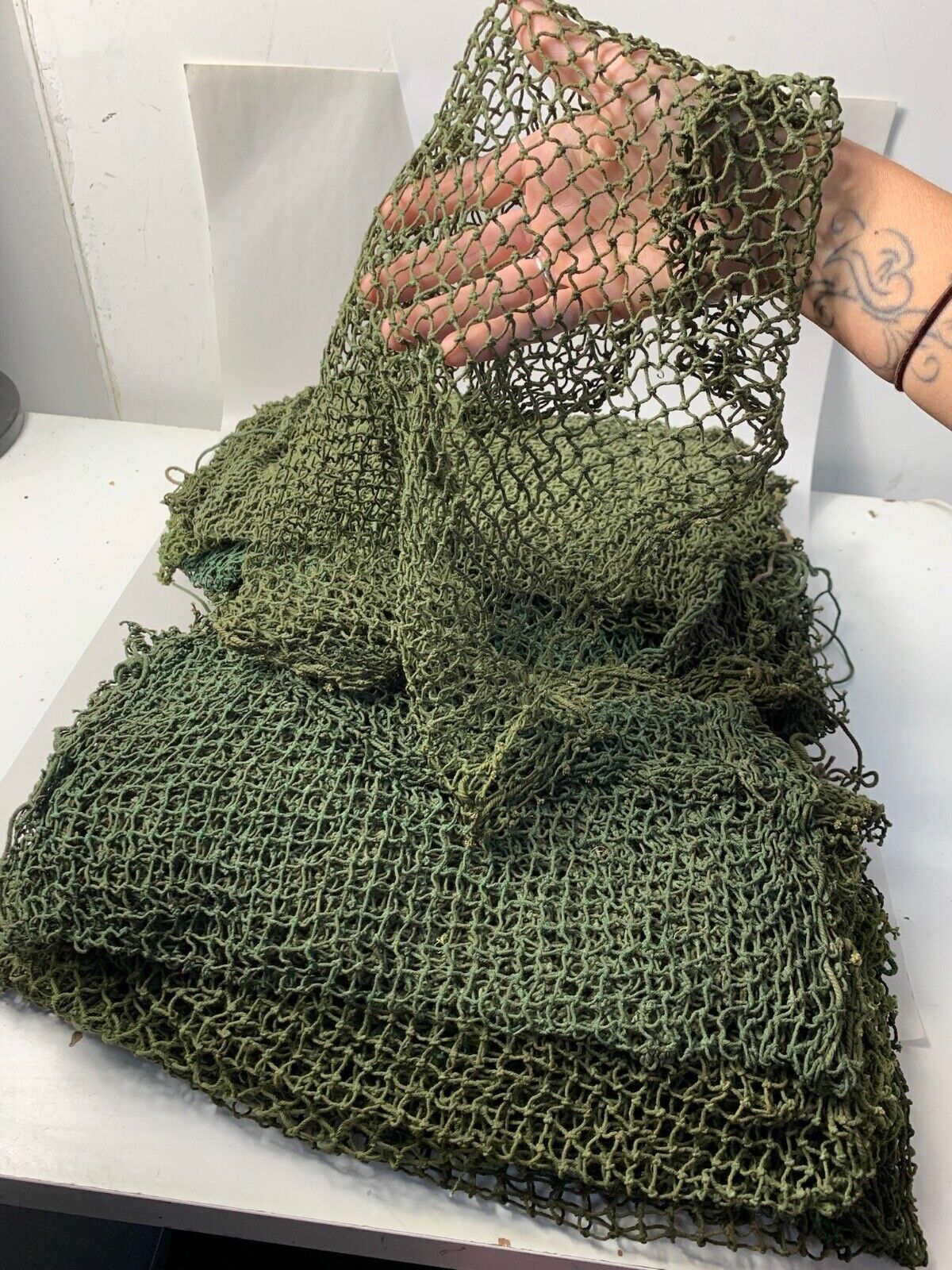 Original WW2 US Army Helmet Net US M1 / British Mk2 / Canadian Mk3 - The Militaria Shop