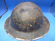 Load image into Gallery viewer, Original WW2 British Army Mk2 Army Combat Helmet - The Militaria Shop