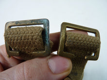 Charger l'image dans la galerie, Original WW2 British Army Soldiers Water Bottle Carrier Harness - Dated 1943 - The Militaria Shop