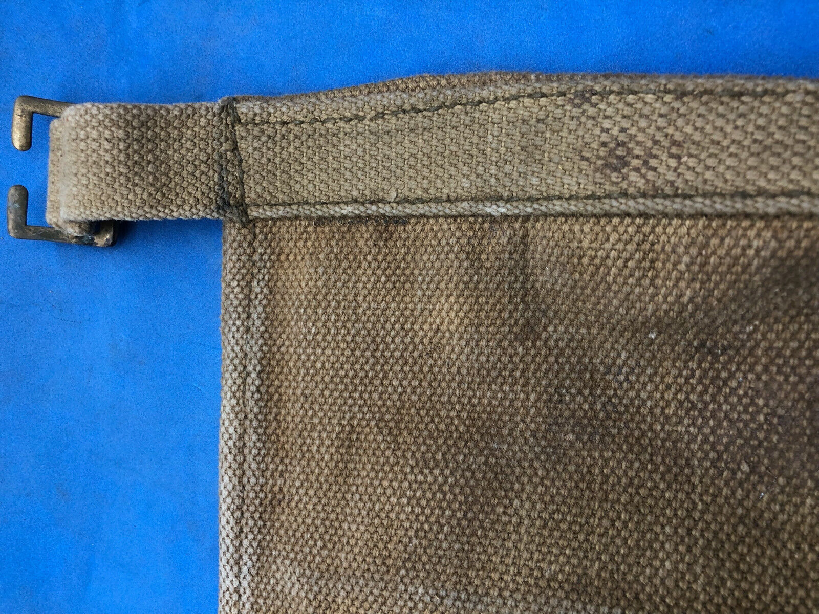 WW2 British Army 37 Pattern Webbing Water Bottle Carrier Harness - 1944 Dated - The Militaria Shop