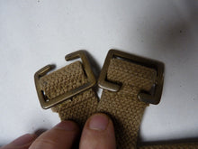 Lade das Bild in den Galerie-Viewer, Original WW2 British Army Soldiers Water Bottle Carrier Harness - Dated 1943 - The Militaria Shop