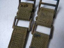 Load image into Gallery viewer, Original WW2 British Army 37 Pattern Webbing Brace Adaptor Pair - The Militaria Shop