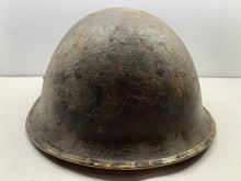 Load image into Gallery viewer, Geunine British / Canadian Army Mk3 WW2 Combat Helmet - Uncleaned Original - The Militaria Shop