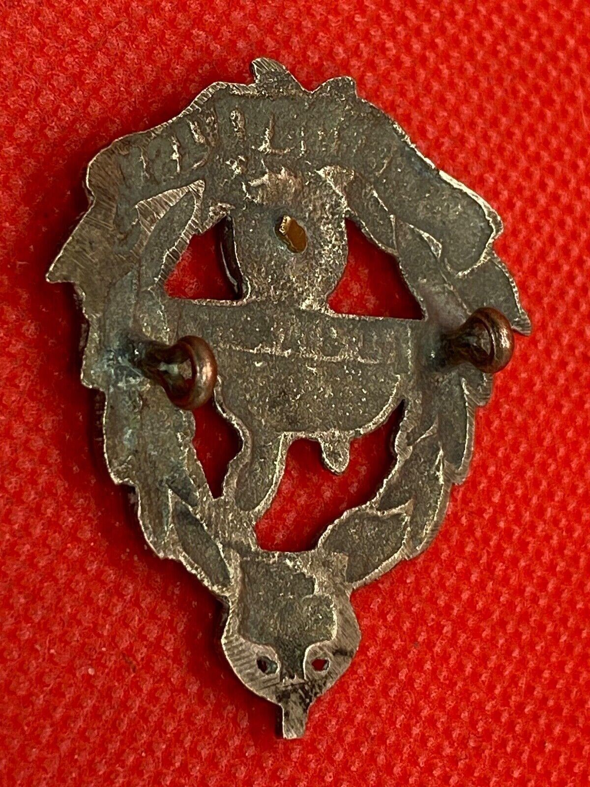 British Army Original EAST LANCASHIRE Regiment Theatre Made Cast Badge - VOIDED - The Militaria Shop