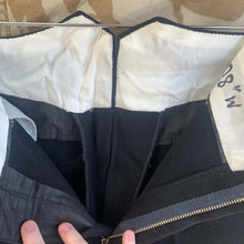 Load image into Gallery viewer, Genuine British Army Black Dress Trousers - 28" Waist - The Militaria Shop