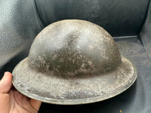 Lade das Bild in den Galerie-Viewer, Original WW2 British Army Mk2 Combat Helmet Shell - South African Production - The Militaria Shop