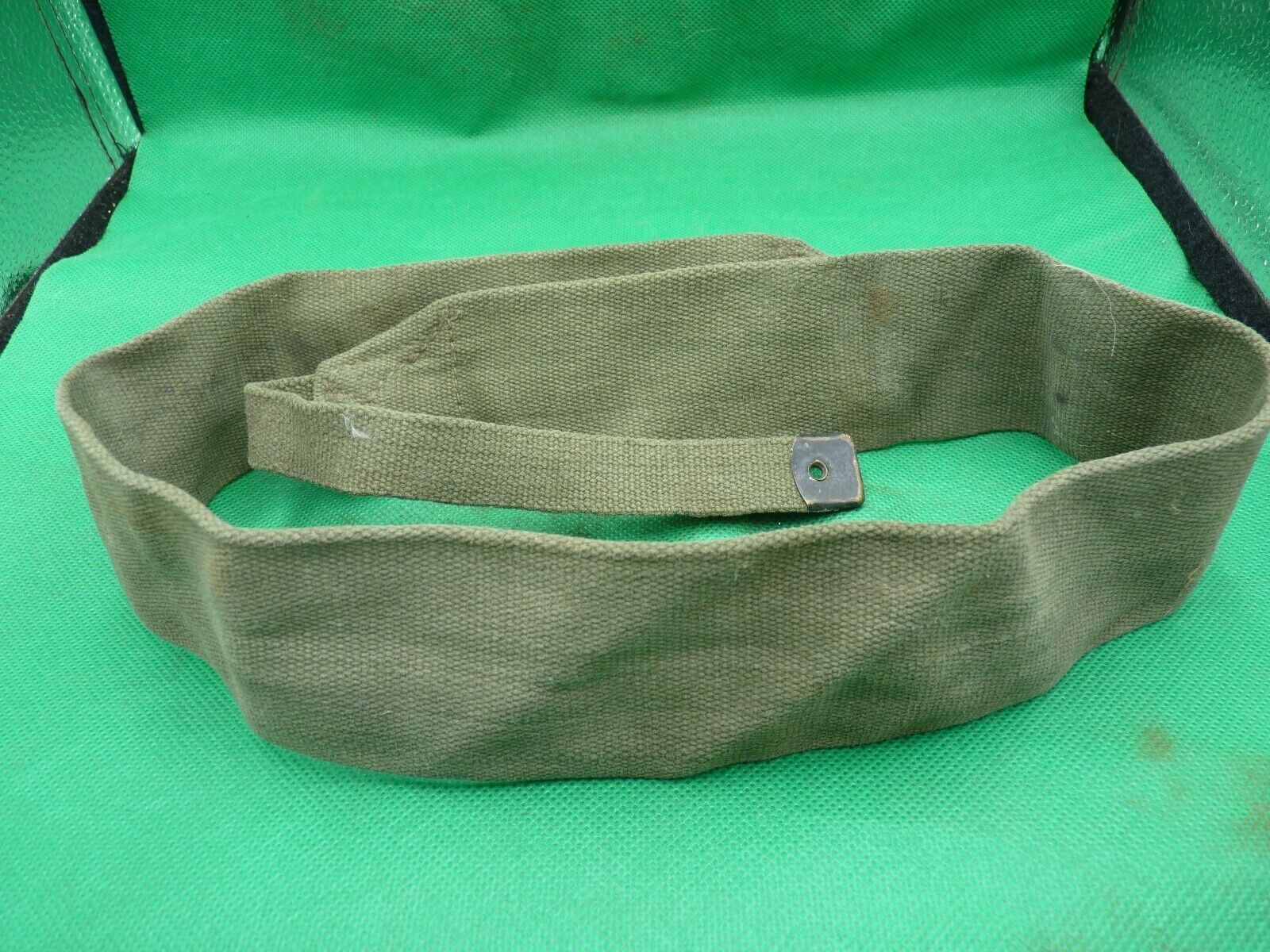 Original WW2 British Army 44 Pattern Equipment Strap - 1945 Dated - The Militaria Shop