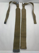 Load image into Gallery viewer, Original WW2 37 Pattern British Army L Strap Set - The Militaria Shop
