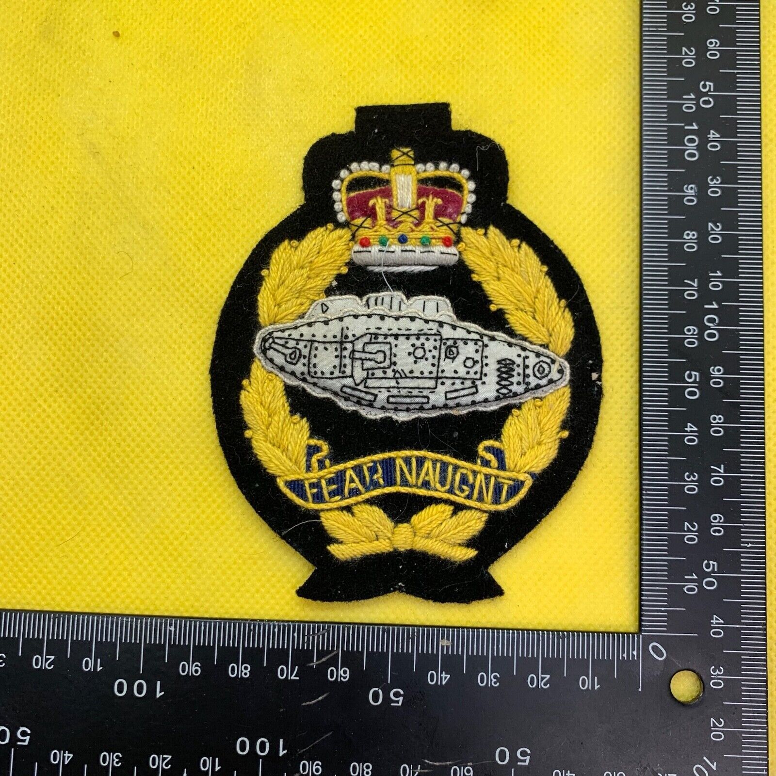 British Army Royal Tank Regiment RTR Embroidered Blazer Badge - The Militaria Shop
