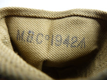 Load image into Gallery viewer, Original WW2 1942 Dated British Army 37 Pattern Water Bottle Carrier Harness - The Militaria Shop