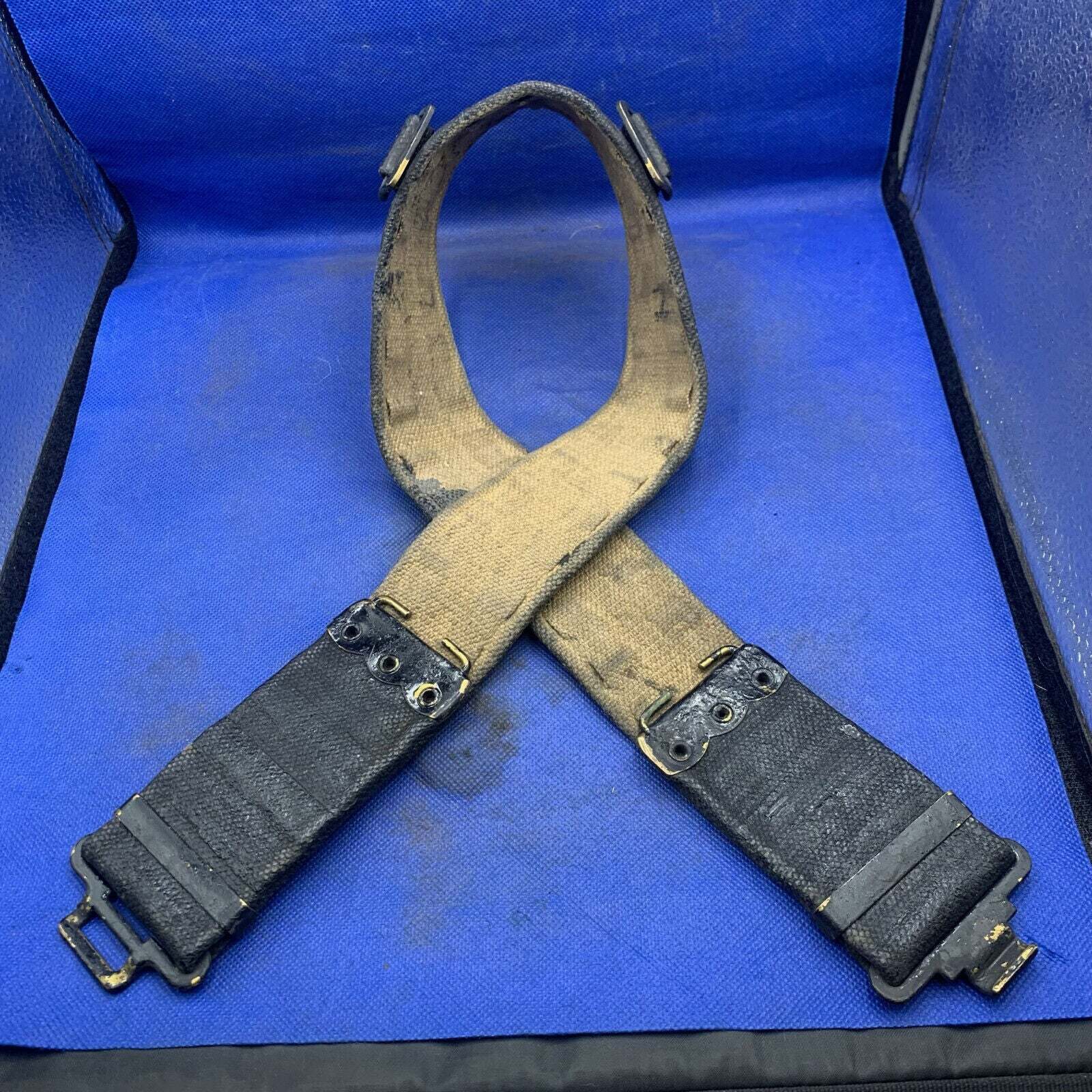 WW2 British Army / RAF 37 Pattern Combat Belt - Used Original - 40" Waist - The Militaria Shop