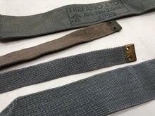 Load image into Gallery viewer, Original WW2 British Royal Air Force Blue 37 Pattern L Strap Set - The Militaria Shop