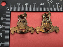 Load image into Gallery viewer, Original WW2 British Army RAPC Royal Army Pay Corps Collar Badges Pair - The Militaria Shop