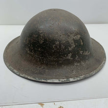 Lade das Bild in den Galerie-Viewer, Original WW2 British Army Mk2 Combat Brodie Helmet - South African Made - The Militaria Shop