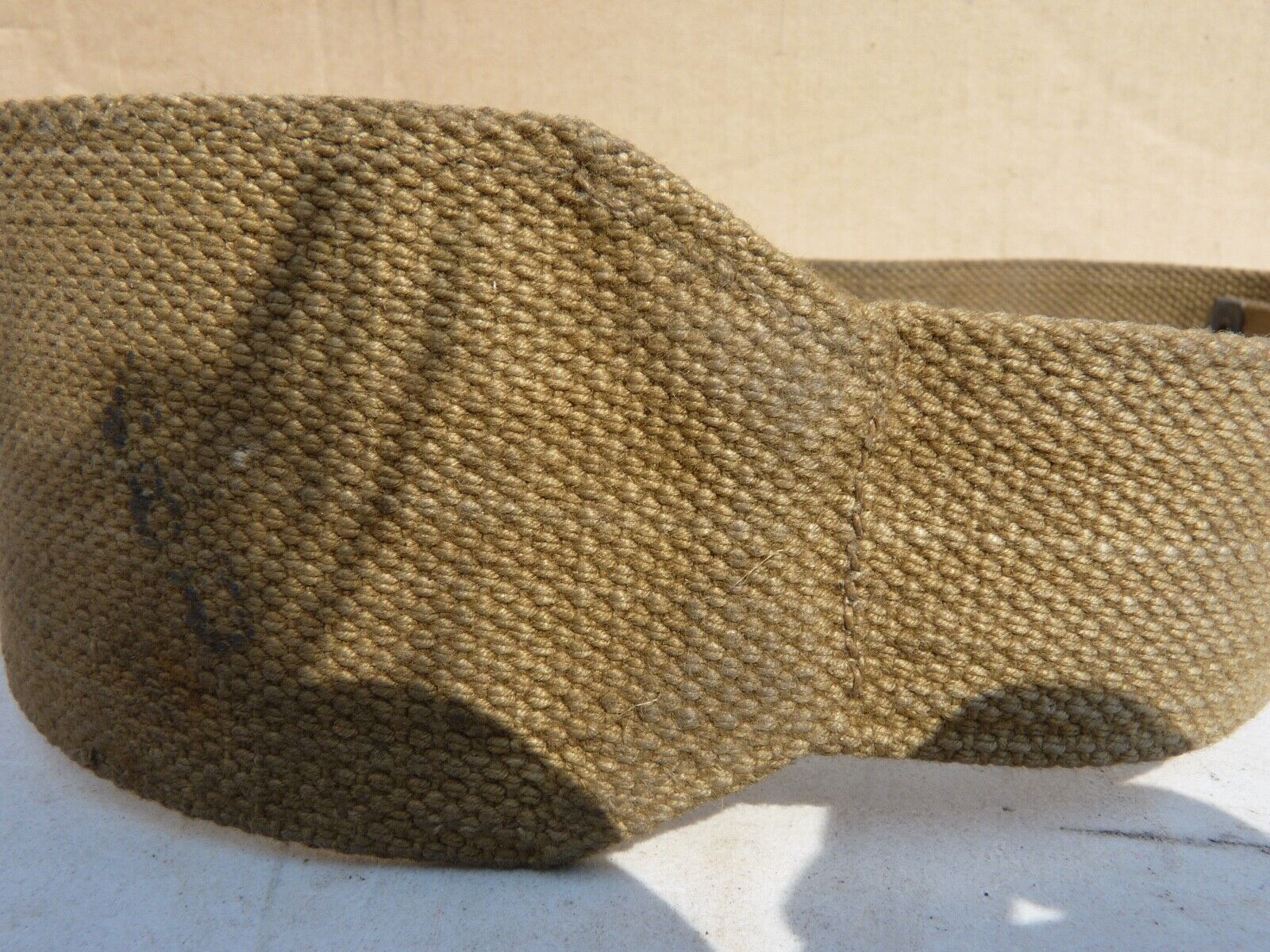 Original WW2 British Army 37 Pattern Yoke Utility Shoulder Strap - M.E.Co 1940 - The Militaria Shop