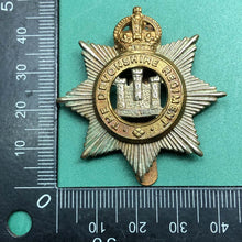Load image into Gallery viewer, Original WW2 British Army Cap Badge - The Devonshire Regiment - The Militaria Shop