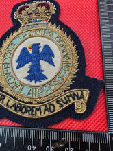 Charger l'image dans la galerie, British RAF Royal Air Force Training Command Bullion Embroidered Blazer Badge - The Militaria Shop