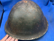 Load image into Gallery viewer, Original WW2 British Army / Canadian Army Mk3 Turtle Combat Helmet - The Militaria Shop