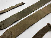 Charger l'image dans la galerie, Original WW2 British Army 37 Pattern Canvass L Straps Set - The Militaria Shop