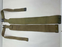 Load image into Gallery viewer, Original WW2 37 Pattern British Army L Strap Set - The Militaria Shop